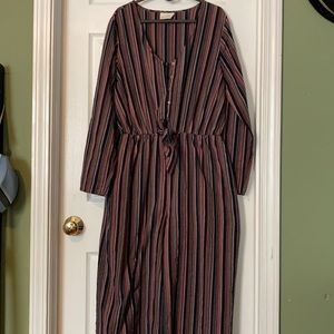 Women’s size large long pants romper